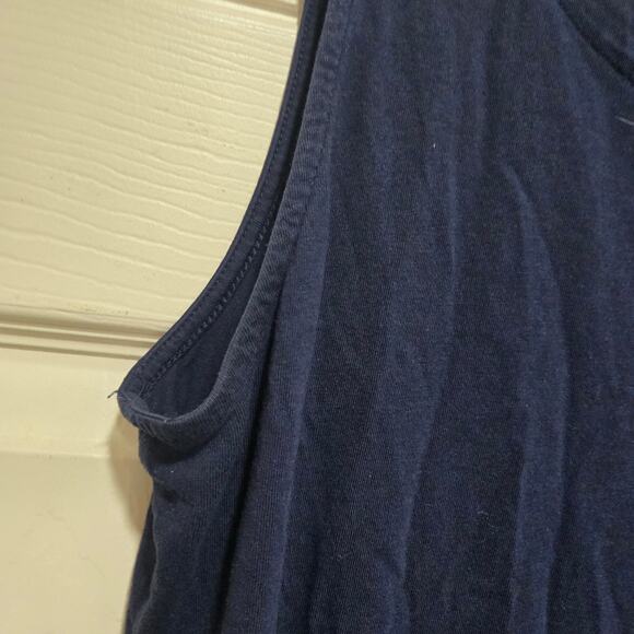 Chico’s Navy Sleeveless Tank Top Size 2 Large - Picture 4 of 6